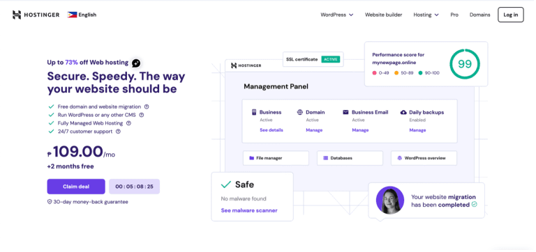 Hostinger Web Hosting Review 2025: Features, Pricing & Alternatives